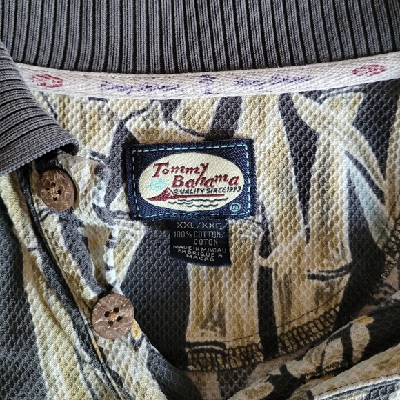 Tommy Bahama vintage bamboo shirt mens XXL 100% cotton - Picture 2 of 5